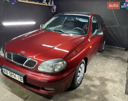 Красный Дэу Ланос, объемом двигателя 1.6 л и пробегом 200 тыс. км за 2000 $, фото 2 на Automoto.ua