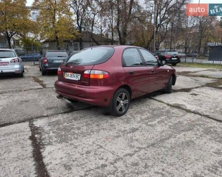 Красный Дэу Ланос, объемом двигателя 1.5 л и пробегом 160 тыс. км за 2750 $, фото 5 на Automoto.ua