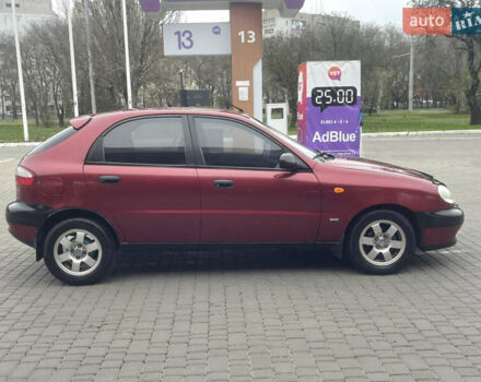 Красный Дэу Ланос, объемом двигателя 1.5 л и пробегом 194 тыс. км за 2300 $, фото 3 на Automoto.ua