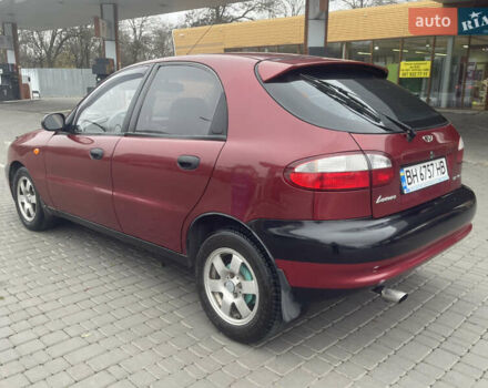 Красный Дэу Ланос, объемом двигателя 1.5 л и пробегом 194 тыс. км за 2300 $, фото 6 на Automoto.ua