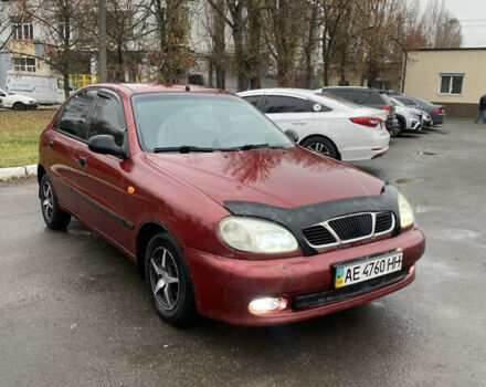 Красный Дэу Ланос, объемом двигателя 1.5 л и пробегом 350 тыс. км за 1399 $, фото 3 на Automoto.ua