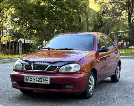 Красный Дэу Ланос, объемом двигателя 1.5 л и пробегом 290 тыс. км за 1950 $, фото 3 на Automoto.ua