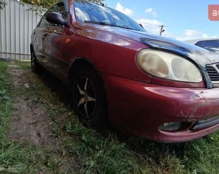 Красный Дэу Ланос, объемом двигателя 1.5 л и пробегом 355 тыс. км за 1850 $, фото 3 на Automoto.ua