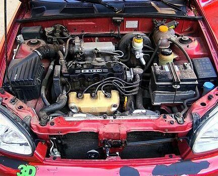 Красный Дэу Ланос, объемом двигателя 1.5 л и пробегом 195 тыс. км за 2850 $, фото 4 на Automoto.ua