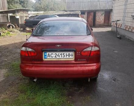 Красный Дэу Ланос, объемом двигателя 1.3 л и пробегом 270 тыс. км за 1600 $, фото 5 на Automoto.ua