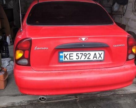 Красный Дэу Ланос, объемом двигателя 1.6 л и пробегом 251 тыс. км за 2300 $, фото 1 на Automoto.ua