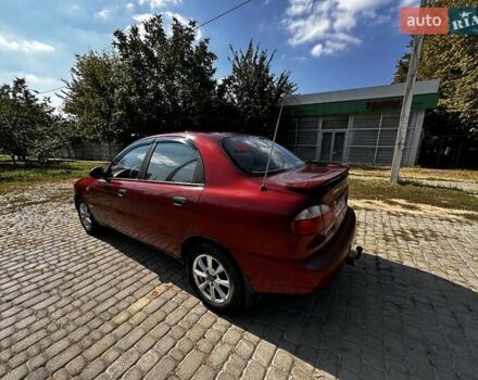 Красный Дэу Ланос, объемом двигателя 1.5 л и пробегом 326 тыс. км за 3100 $, фото 1 на Automoto.ua