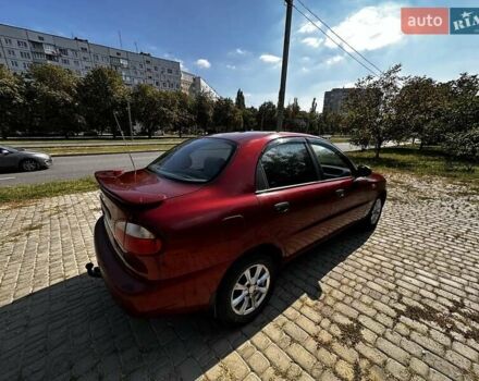 Красный Дэу Ланос, объемом двигателя 1.5 л и пробегом 326 тыс. км за 3100 $, фото 2 на Automoto.ua