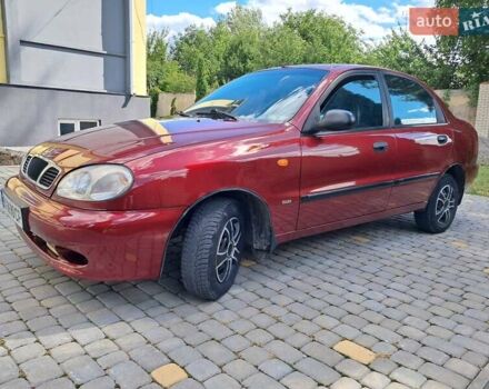 Красный Дэу Ланос, объемом двигателя 1.5 л и пробегом 203 тыс. км за 2550 $, фото 2 на Automoto.ua