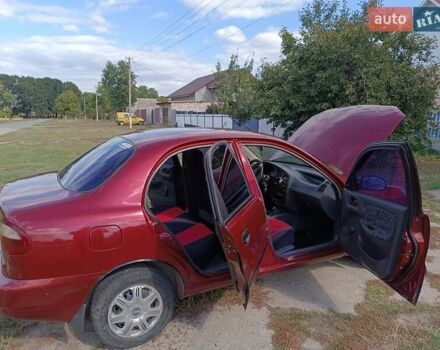 Червоний Деу Ланос, об'ємом двигуна 1.5 л та пробігом 239 тис. км за 2500 $, фото 2 на Automoto.ua