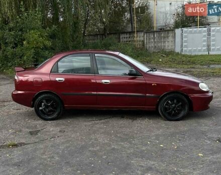 Червоний Деу Ланос, об'ємом двигуна 1.6 л та пробігом 277 тис. км за 1750 $, фото 1 на Automoto.ua