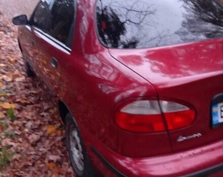 Красный Дэу Ланос, объемом двигателя 1.5 л и пробегом 174 тыс. км за 1750 $, фото 2 на Automoto.ua