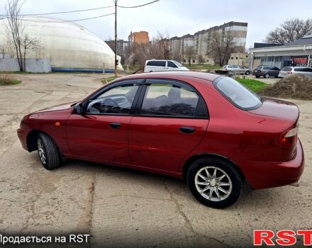 Красный Дэу Ланос, объемом двигателя 1.5 л и пробегом 181 тыс. км за 2900 $, фото 2 на Automoto.ua