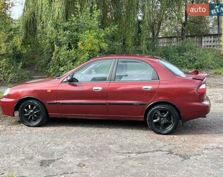 Червоний Деу Ланос, об'ємом двигуна 1.6 л та пробігом 277 тис. км за 1750 $, фото 6 на Automoto.ua