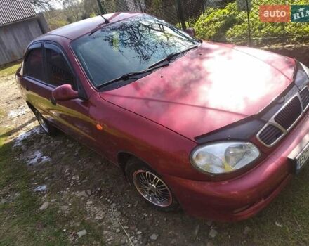 Червоний Деу Ланос, об'ємом двигуна 1.5 л та пробігом 162 тис. км за 2400 $, фото 1 на Automoto.ua