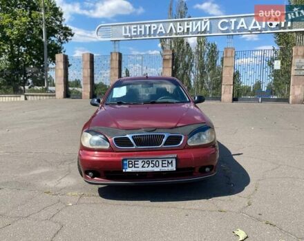Красный Дэу Ланос, объемом двигателя 1.5 л и пробегом 200 тыс. км за 2400 $, фото 3 на Automoto.ua