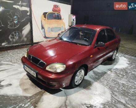 Красный Дэу Ланос, объемом двигателя 1.5 л и пробегом 200 тыс. км за 2250 $, фото 1 на Automoto.ua