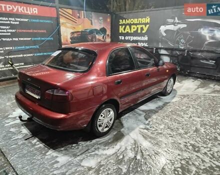 Красный Дэу Ланос, объемом двигателя 1.5 л и пробегом 200 тыс. км за 2250 $, фото 10 на Automoto.ua