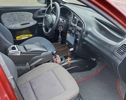 Красный Дэу Ланос, объемом двигателя 1.5 л и пробегом 390 тыс. км за 2399 $, фото 11 на Automoto.ua