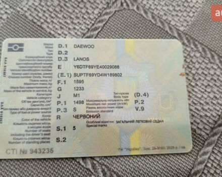 Красный Дэу Ланос, объемом двигателя 1.5 л и пробегом 240 тыс. км за 2100 $, фото 7 на Automoto.ua