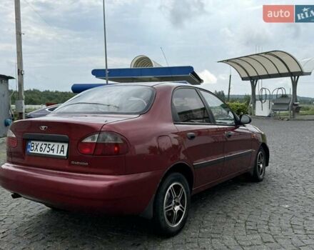 Красный Дэу Ланос, объемом двигателя 1.5 л и пробегом 150 тыс. км за 2499 $, фото 2 на Automoto.ua