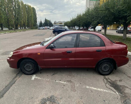 Красный Дэу Ланос, объемом двигателя 1.5 л и пробегом 264 тыс. км за 2800 $, фото 2 на Automoto.ua