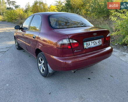 Красный Дэу Ланос, объемом двигателя 1.5 л и пробегом 200 тыс. км за 2150 $, фото 5 на Automoto.ua