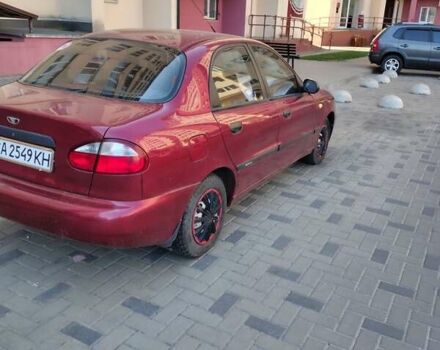 Красный Дэу Ланос, объемом двигателя 1.5 л и пробегом 73 тыс. км за 2000 $, фото 3 на Automoto.ua
