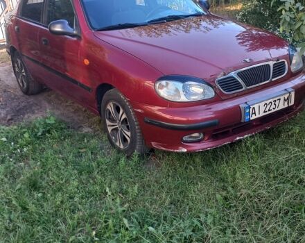 Красный Дэу Ланос, объемом двигателя 1.5 л и пробегом 250 тыс. км за 2800 $, фото 1 на Automoto.ua