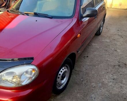 Красный Дэу Ланос, объемом двигателя 1.5 л и пробегом 200 тыс. км за 2500 $, фото 2 на Automoto.ua