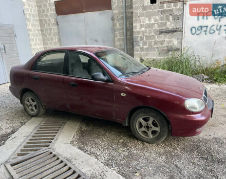 Красный Дэу Ланос, объемом двигателя 1.5 л и пробегом 195 тыс. км за 1050 $, фото 5 на Automoto.ua