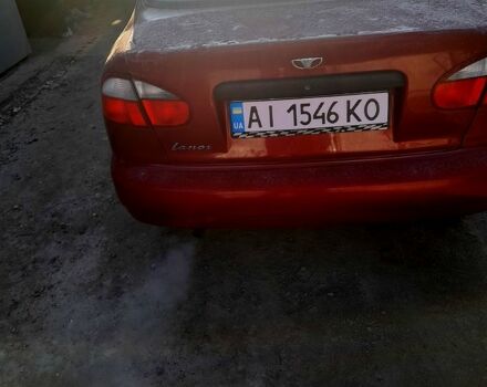 Красный Дэу Ланос, объемом двигателя 1.5 л и пробегом 200 тыс. км за 2500 $, фото 1 на Automoto.ua