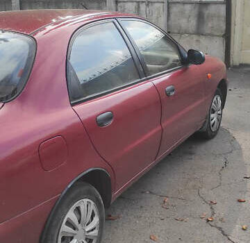 Красный Дэу Ланос, объемом двигателя 1.5 л и пробегом 180 тыс. км за 2300 $, фото 2 на Automoto.ua