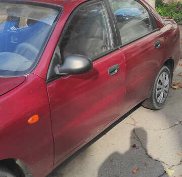 Красный Дэу Ланос, объемом двигателя 1.5 л и пробегом 180 тыс. км за 2300 $, фото 3 на Automoto.ua