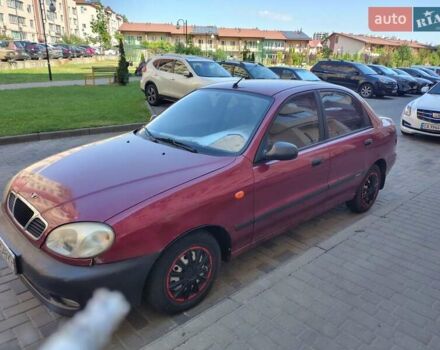Красный Дэу Ланос, объемом двигателя 1.5 л и пробегом 73 тыс. км за 2000 $, фото 2 на Automoto.ua