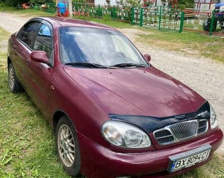 Красный Дэу Ланос, объемом двигателя 1.6 л и пробегом 222 тыс. км за 2660 $, фото 2 на Automoto.ua