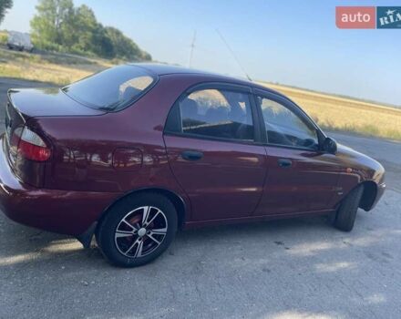 Красный Дэу Ланос, объемом двигателя 1.6 л и пробегом 161 тыс. км за 3300 $, фото 8 на Automoto.ua