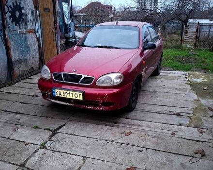Червоний Деу Ланос, об'ємом двигуна 1.5 л та пробігом 266 тис. км за 1800 $, фото 1 на Automoto.ua