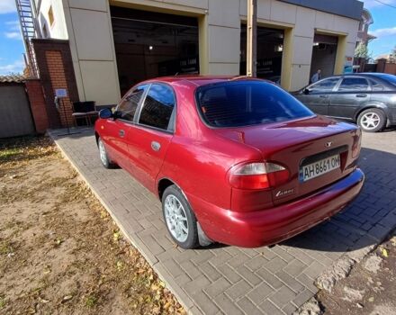Красный Дэу Ланос, объемом двигателя 1.5 л и пробегом 194 тыс. км за 3100 $, фото 2 на Automoto.ua