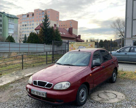 Красный Дэу Ланос, объемом двигателя 1.5 л и пробегом 658 тыс. км за 1500 $, фото 2 на Automoto.ua