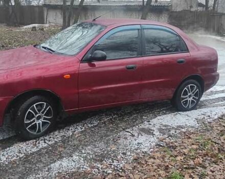 Красный Дэу Ланос, объемом двигателя 1.5 л и пробегом 260 тыс. км за 2500 $, фото 2 на Automoto.ua