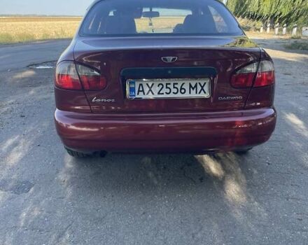 Красный Дэу Ланос, объемом двигателя 1.6 л и пробегом 161 тыс. км за 3300 $, фото 1 на Automoto.ua