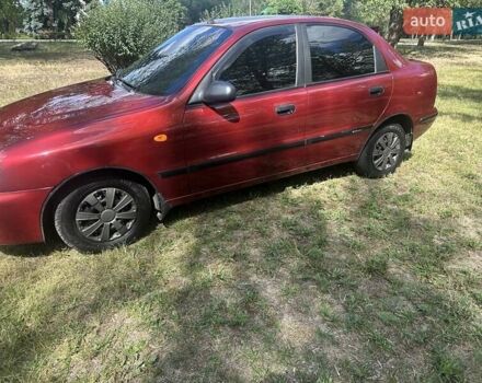 Красный Дэу Ланос, объемом двигателя 1.5 л и пробегом 59 тыс. км за 3750 $, фото 3 на Automoto.ua