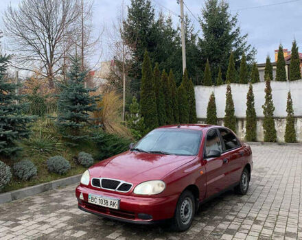 Красный Дэу Ланос, объемом двигателя 1.5 л и пробегом 658 тыс. км за 1500 $, фото 1 на Automoto.ua