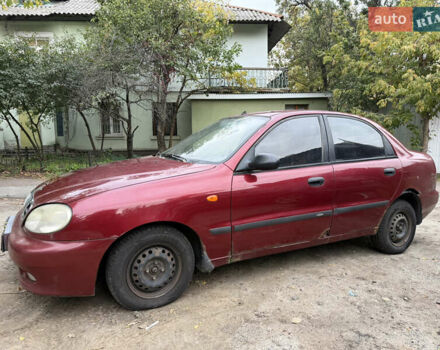 Красный Дэу Ланос, объемом двигателя 1.5 л и пробегом 375 тыс. км за 1400 $, фото 2 на Automoto.ua