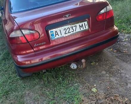 Красный Дэу Ланос, объемом двигателя 1.5 л и пробегом 250 тыс. км за 2800 $, фото 1 на Automoto.ua