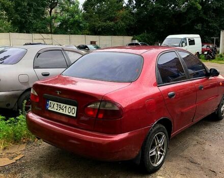 Червоний Деу Ланос, об'ємом двигуна 1.5 л та пробігом 190 тис. км за 1950 $, фото 1 на Automoto.ua