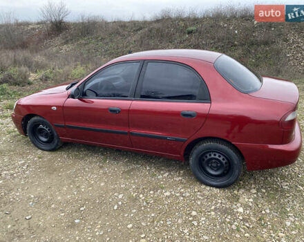 Красный Дэу Ланос, объемом двигателя 1.5 л и пробегом 220 тыс. км за 1350 $, фото 1 на Automoto.ua