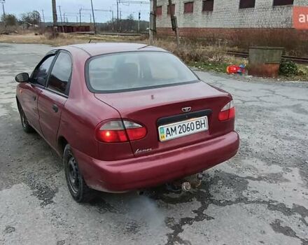 Красный Дэу Ланос, объемом двигателя 1.5 л и пробегом 245 тыс. км за 1650 $, фото 6 на Automoto.ua