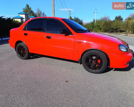 Красный Дэу Ланос, объемом двигателя 1.6 л и пробегом 187 тыс. км за 3150 $, фото 2 на Automoto.ua
